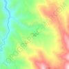 Mappa topografica Uchuccarcco Bajo, altitudine, rilievo