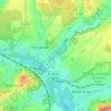 Mappa topografica Bécrel, altitudine, rilievo