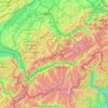 Mappa topografica Bezirk See;District du Lac, altitudine, rilievo
