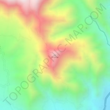 Mappa topografica Malacatos, altitudine, rilievo