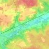 Mappa topografica Steinbeck (Luhe), altitudine, rilievo