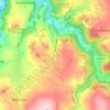 Mappa topografica Mauersberg, altitudine, rilievo