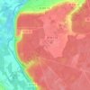 Mappa topografica Les Vieilles Ventes, altitudine, rilievo