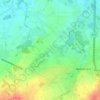 Mappa topografica Meuzegem, altitudine, rilievo