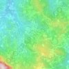 Mappa topografica Roccabascerana, altitudine, rilievo