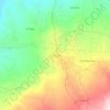 Mappa topografica Pradilla, altitudine, rilievo