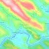 Mappa topografica Eruthuvapuzha, altitudine, rilievo