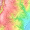 Mappa topografica La Balgairie, altitudine, rilievo