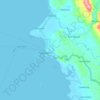 Mappa topografica Palompon, altitudine, rilievo