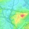 Mappa topografica Maschen-Heide, altitudine, rilievo