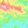Mappa topografica Ribeira de Bemparece, altitudine, rilievo