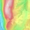 Mappa topografica Chez Toine, altitudine, rilievo