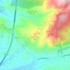 Mappa topografica Colle Cario, altitudine, rilievo