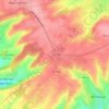Mappa topografica Hénoville, altitudine, rilievo