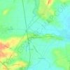 Mappa topografica Pontmort, altitudine, rilievo