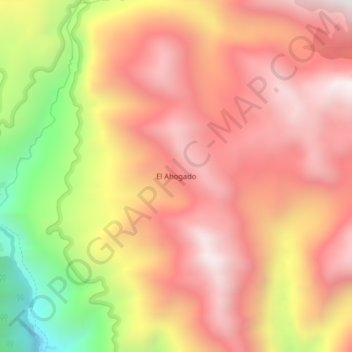Mappa topografica El Ahogado, altitudine, rilievo