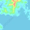 Mappa topografica Bohol, altitudine, rilievo