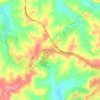 Mappa topografica Bena, altitudine, rilievo