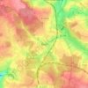 Mappa topografica Buch, altitudine, rilievo