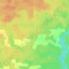 Mappa topografica Pédéberdot, altitudine, rilievo