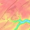 Mappa topografica Mondésir, altitudine, rilievo