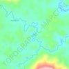 Mappa topografica Gusa, altitudine, rilievo