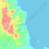 Mappa topografica Halabangbaybay, altitudine, rilievo
