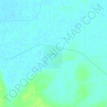 Mappa topografica Jogiwala, altitudine, rilievo