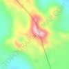 Mappa topografica Chyulu Hills, altitudine, rilievo