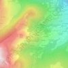 Mappa topografica L'Herney, altitudine, rilievo