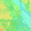 Mappa topografica Lataste Sud, altitudine, rilievo