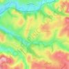 Mappa topografica Chambaud, altitudine, rilievo