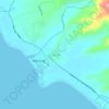 Mappa topografica Binaritan, altitudine, rilievo