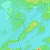 Mappa topografica Dog Lake Narrows, altitudine, rilievo