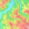 Mappa topografica La Bouyge, altitudine, rilievo
