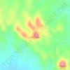 Mappa topografica Las Cuevas, altitudine, rilievo