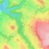 Mappa topografica Alsac, altitudine, rilievo