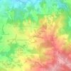 Mappa topografica Les Carrières, altitudine, rilievo