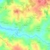 Mappa topografica Les Planchettes, altitudine, rilievo