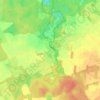 Mappa topografica Tuchen, altitudine, rilievo