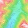 Mappa topografica Santa Maddalena in Casies, altitudine, rilievo