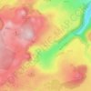 Mappa topografica Péalat, altitudine, rilievo