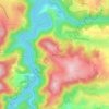 Mappa topografica Quéret, altitudine, rilievo