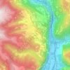 Mappa topografica di Qua, altitudine, rilievo