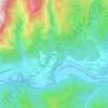 Mappa topografica Sévirac, altitudine, rilievo
