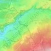 Mappa topografica Nivezé, altitudine, rilievo