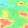 Mappa topografica Le Clos Versailles, altitudine, rilievo