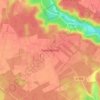 Mappa topografica Saint-Benoît, altitudine, rilievo