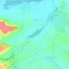Mappa topografica Les Marais, altitudine, rilievo