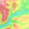 Mappa topografica Gollmuthhausen, altitudine, rilievo